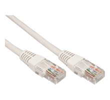 Rexant (18-1002) Шнур коммутационный, патч-корд, U/UTP RJ45-RJ45 CAT 5e, PVC, серый, 1м
