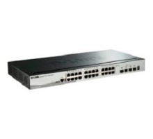 D-Link DGS-1510-28X/A1A PROJ Настраиваемый L2+ стекируемый коммутатор с 24 портами 10/100/1000Base-T и 4 портами 10GBase-X SFP+