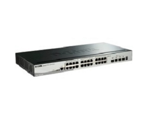 [Сетевое оборудование] D-Link DGS-1510-28X/A1A PROJ Настраиваемый L2+ стекируемый коммутатор с 24 портами 10/100/1000Base-T и 4 портами 10GBase-X SFP+