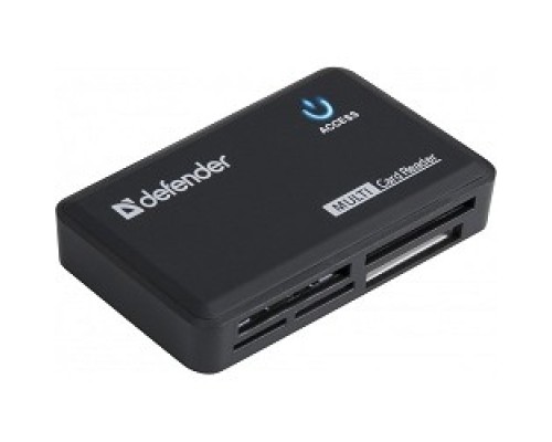 [Устройство считывания] Устройство чтения/записи карт памяти Defendr OPTIMUS USB 2.0 (83501)