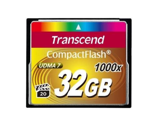 [Карта памяти ] Compact Flash 32Gb Transcend, High Speed (TS32GCF1000) 1000-x