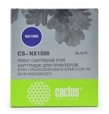 CACTUS NX1500 Картридж ленточный Cactus (CS-NX1500) черный для Star NX-1500/24xx/LC-8211 2000000 зн.