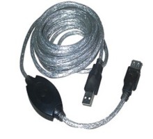 VCOM VUS7049-5M Кабель-адаптер USB2.0-repeater, удлинительный активный <Am-->Af> 5м [6937510851348]