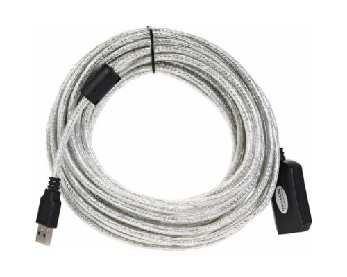 [кабели] VCOM VUS7049-10M Кабель-адаптер USB2.0-repeater, удлинительный активный <Am-->Af> 10м (6937510851355)