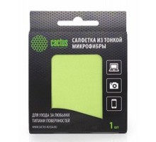 CACTUS Салфетки CS-MF01 Микрофибра для деликатного ухода за любыми типами поверхностей, 18x18 см