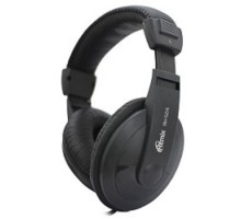 RITMIX RH-524, Black {Наушники. 40 мм, 20-20000 Гц, 32 Ом, 99 дБ ± 3 дБ, 3.5мм, 2м}