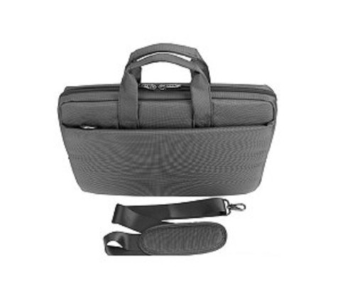 [Сумка для ноутбука] Сумка Continent  CC-215 GR  (полиэстр, серый  15,6')