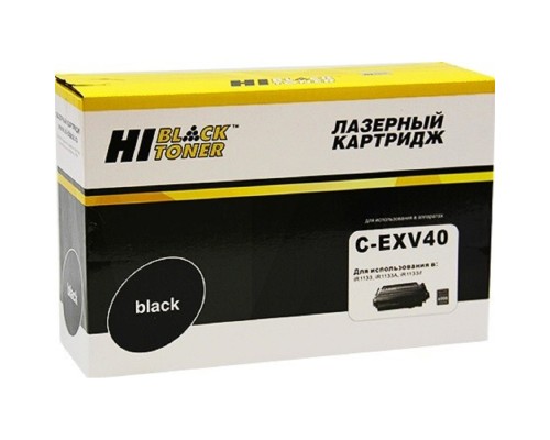 [Расходные материалы] Hi-Black C-EXV40 Тонер-картридж для Canon iR1133/1133A/1133if, 6K