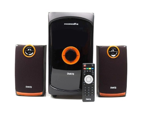 [Колонки] Dialog Progressive AP-200 BLACK { 2.1, 30W+2*15W RMS, USB+SD reader }