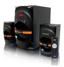 Dialog Progressive AP-210B BLACK {2.1, 30W+2*15W RMS, Bluetooth, USB+SD reader}