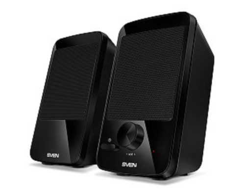 [Колонки] SVEN 312, черный {2.0, 100 – 20 000 Гц, 4Вт}