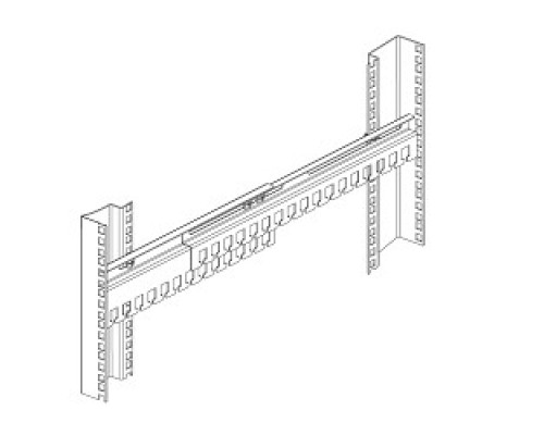 [Аксессуар] ЦМО Органайзер кабельный горизонтальный раздвижной 450-1000 мм (ГКО-45-100)