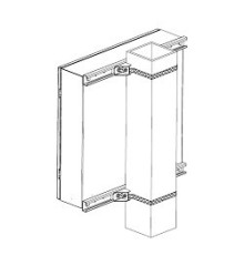 Elbox Комплект крепления на столб для шкафов ШТВ-Н и EMW шириной 200-300 мм. (EMW-KKC-200-300)