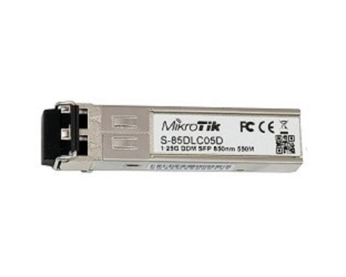 [Сетевое оборудование] MikroTik S-85DLC05D Модуль SFP 1.25GBit, MM, 550m, 850nm
