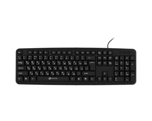 [Клавиатура] Клавиатура Oklick 180M черный  {Клавиатура, USB}[943626] 