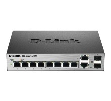 D-Link DGS-1100-10/ME/A2A Управляемый L2 коммутатор с 8 портами 10/100/1000Base-T и 2 комбо-портами 100/1000Base-T/SFP