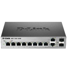 D-Link DGS-1100-10/ME/A2A Управляемый L2 коммутатор с 8 портами 10/100/1000Base-T и 2 комбо-портами 100/1000Base-T/SFP