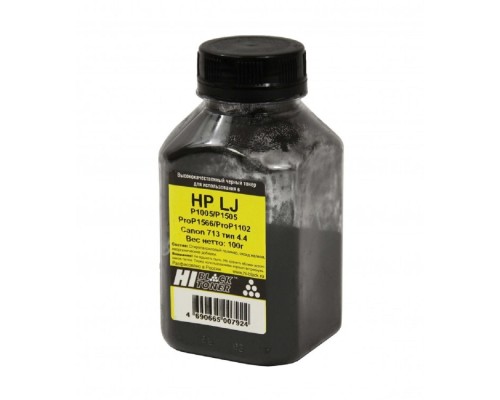 [Расходные материалы] Hi-Black Тонер HP LJ P1005/P1505/ProP1566/ProP1102/Canon 713, Тип 4.4, 100 г, банка