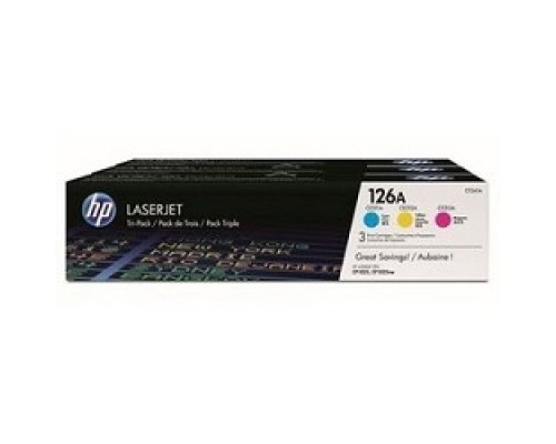 [Расходные материалы] HP CF341A Картридж, Cyan/Magenta/Yellow {LJ CP1025, (CE311A+CE312A+CE313A)}