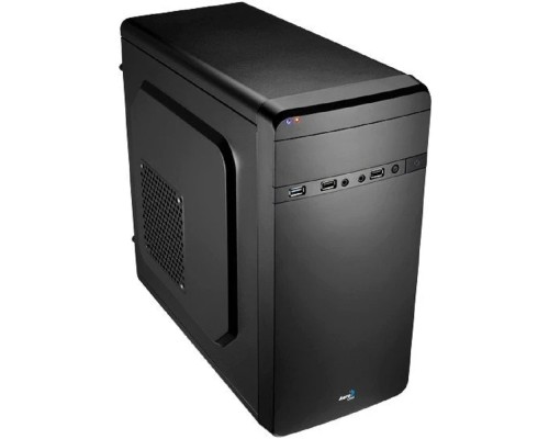 [Корпус] Mini Tower AeroCool Qs-180 черный w/o PSU mATX EN4713105952919