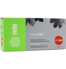 CACTUS Картридж CS-C718BK для принтеров Canon LBP-7200, черный, 2900 стр.