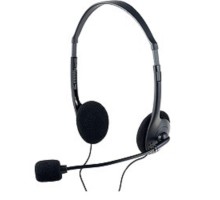 Perfeo стерео гарнитура накладная CHAT черная PF-CHAT-BLK|PF-FLD-BLK