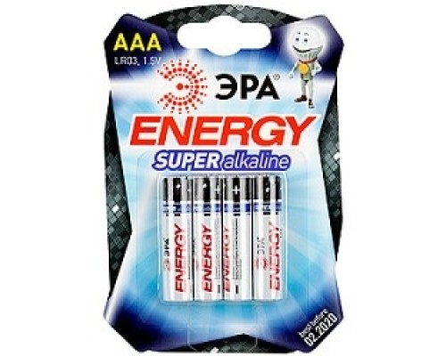 [Батарейка] ЭРА LR03-4BL (4 шт. в уп-ке)