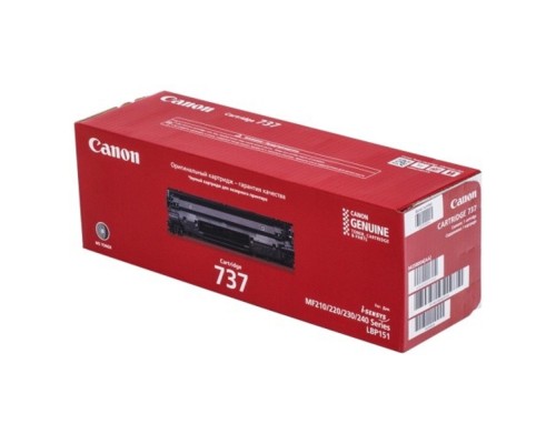 [Расходные материалы] Canon Cartridge 737 9435B004 / 9435B002 для i-SENSYS MF211/MF212w/MF217w/MF226dn, 2400 страниц