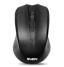 Беспроводная мышь Sven RX-300 Wireless чёрная (3+1кл. 600/1000/1400DPI)