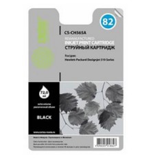 Cactus CH565A Картридж струйный  для №82 принтеров HP DesignJet 510/510 (72ml) черный
