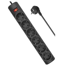 Defender Фильтр DFS 151 1.8 m, 6 розеток, черный [99494]