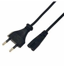 Rexant (11-1107) Шнур сетевой, вилка СЕЕ 7/16 - разъем IEC 320 C7, кабель 2x0,75 мм?, длина 3 метра (PE пакет) 