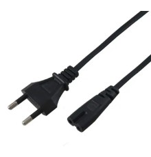 Rexant (11-1106) Шнур сетевой, вилка СЕЕ 7/16 - разъем IEC 320 C7, кабель 2x0,5 мм?, длина 5 метров (PE пакет) 