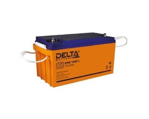 [батареи] Delta DTM 1265 L (65 Ач, 12В) свинцово- кислотный аккумулятор  