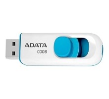 A-DATA Flash Drive 32Gb C008 AC008-32G-RWE {USB2.0, белый}