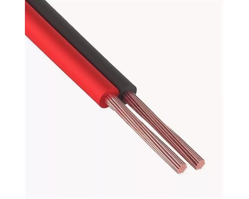 [Акустический кабель] Proconnect 01-6104-6 Кабель акустический, 2х0.75 мм2, красно-черный, 100 м.  