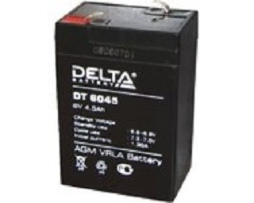 [батареи] Delta DT 6045 (4.5 Ач, 6В) свинцово- кислотный аккумулятор  