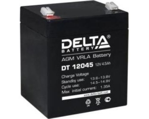 [батареи] Delta DT 12045 (4.5 Ач, 12В) свинцово- кислотный аккумулятор  
