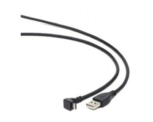 [кабели] Gembird/Cablexpert Pro CCP-mUSB2-AMBM90-6, AM/microBM 5P, 1,8м, угловой, экран, черный