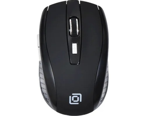 [Мышь] Oklick 455MW черный оптическая (1600dpi) беспроводная USB (6but) [945818]