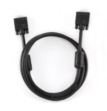 Gembird/Cablexpert CC-PPVGA-6B,  Кабель VGA Premium,15M/15M, 1.8м, тройн.экран, феррит.кольца, чёрный, пакет