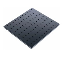 ЦМО Полка перфорированная, глубина 450 мм, цвет черный (СВ-45-9005)