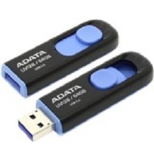 A-DATA Flash Drive 64Gb UV128 AUV128-64G-RBE {USB3.0, BLACK/BLUE}