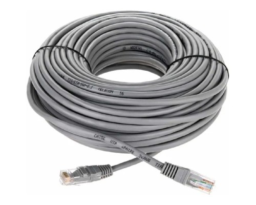 [Коммутационный шнур] Telecom Патч-корд UTP кат.5е 30м серый [NA102--30M]