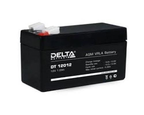 [батареи] Delta DT 12012 (1.2 Ач, 12В) свинцово- кислотный аккумулятор  