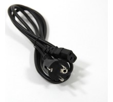 Telecom Кабель питания (TP021-IEC320-C13/SHM-1.8-BK) компьютер - розетка 220V <1.8м> (Европейский стандарт) [6926123461327]