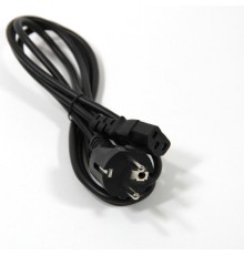 Telecom Кабель питания (TP021-IEC320-C13/SHM-1.8-BK) компьютер - розетка 220V <1.8м> (Европейский стандарт) [6926123461327]