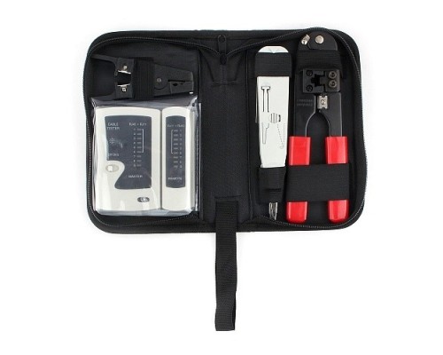 [Набор инструментов] Cablexpert TK-NCT-01 Набор инструментов для работы с локальной сетью (4 предмета)