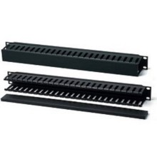 Hyperline CM-2U-PL-COV Кабельный организатор с пластиковыми кольцами и крышкой, 19