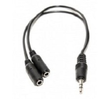 5bites AA-3MF2-02BK Кабель-5bites Адаптер  3.5 Jack/M - 2*3.5 Jack/F
